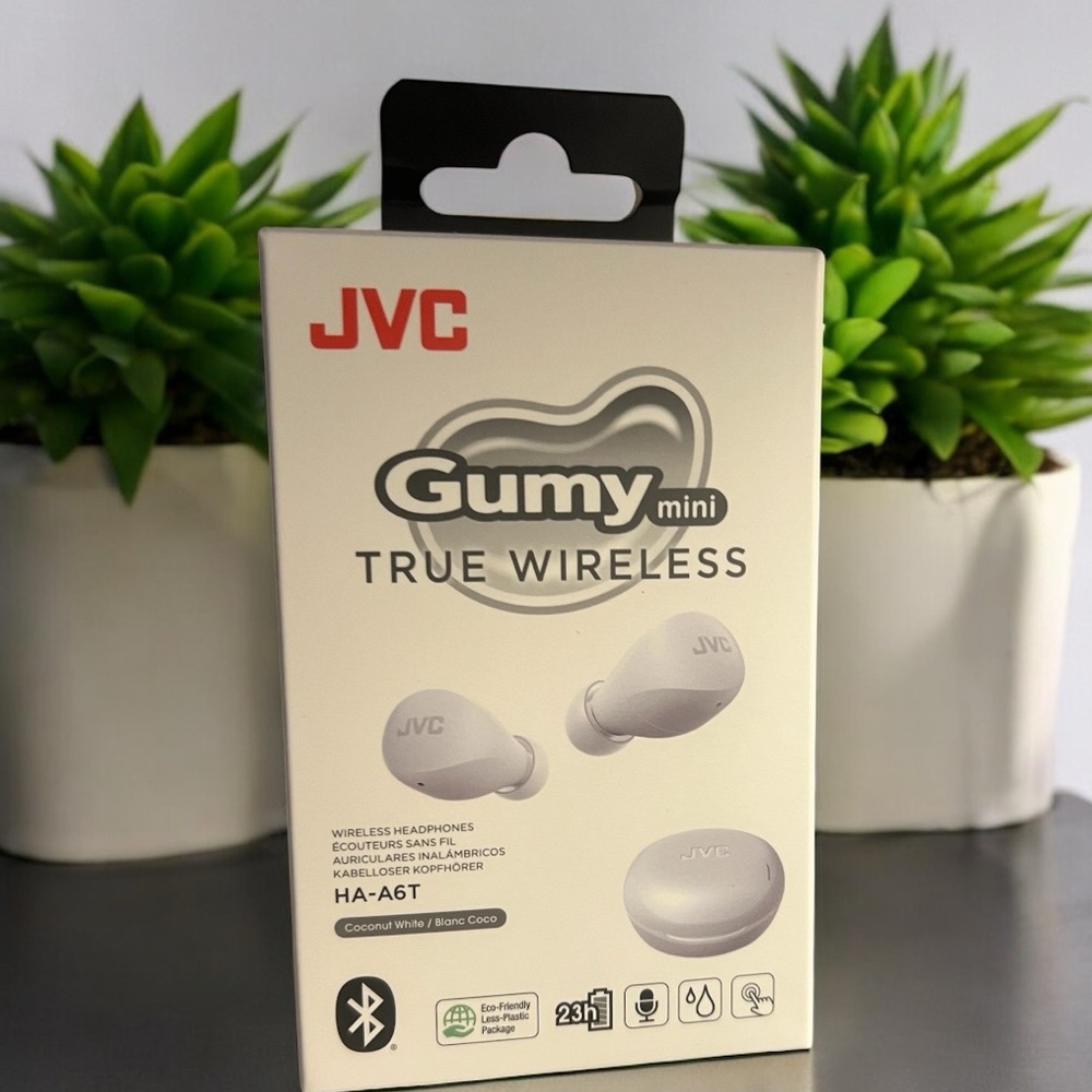 JVC Gumy Mini True Wireless Earbuds, NIB